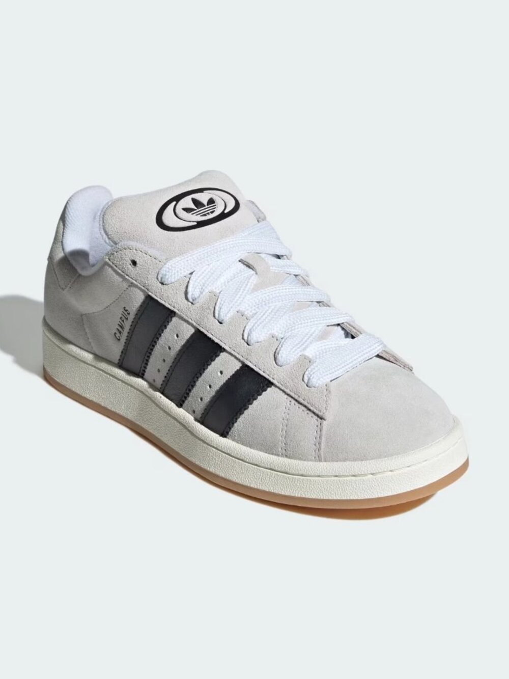 Adidas Originals Men's Crystal White Black Campus 00s Shoes Size 8 us JR1646